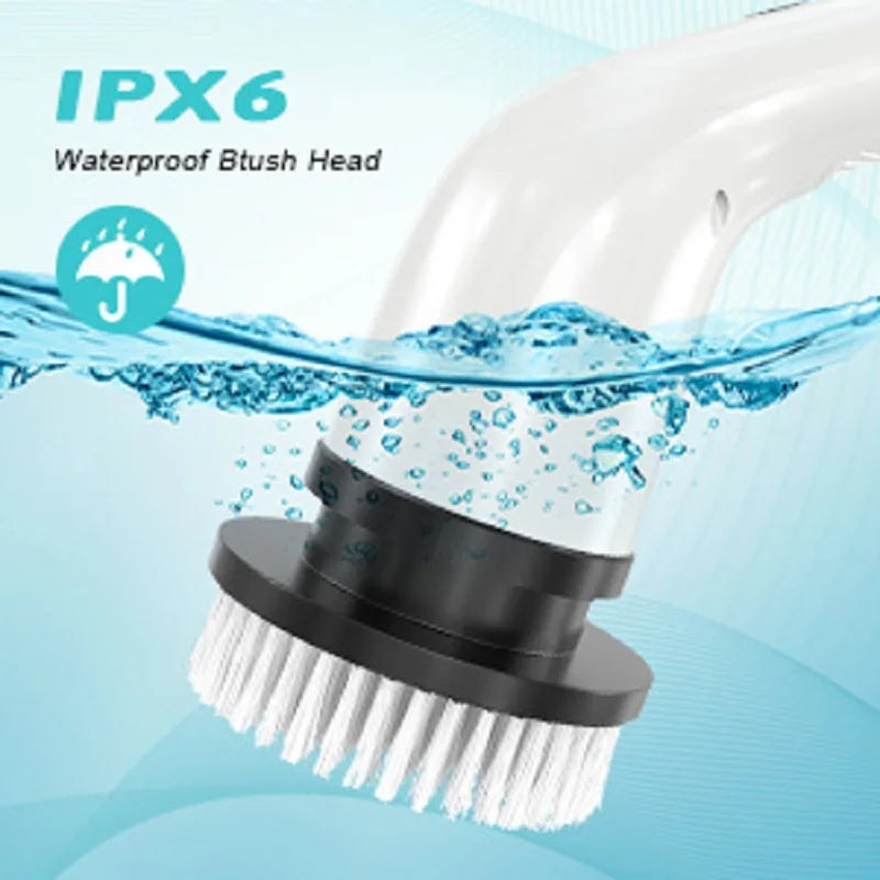 Cordless Electric Cleaning Brush with 7 Versatile Heads