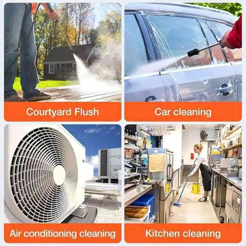 Portable Cordless Electric High Pressure Washer For Car Cleaning