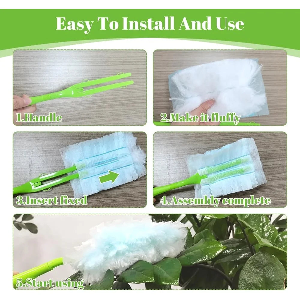Multi Surface Duster Refill Kit for Home Cleaning Tasks