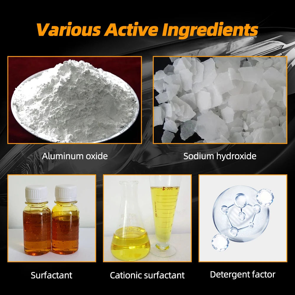 Car Headlight Polishing Agent Scratch Remover Renewal Kit