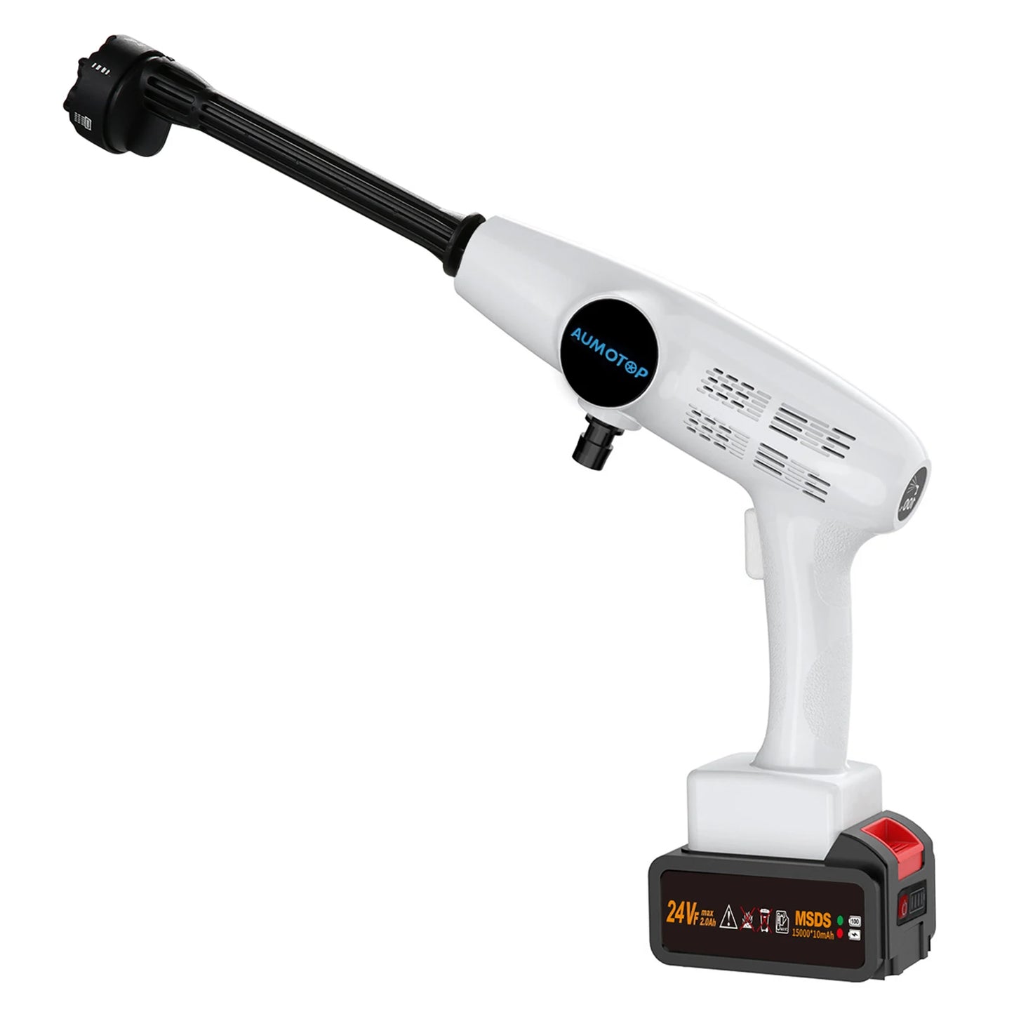 Cordless High Pressure Washer with Rechargeable Battery and Nozzles