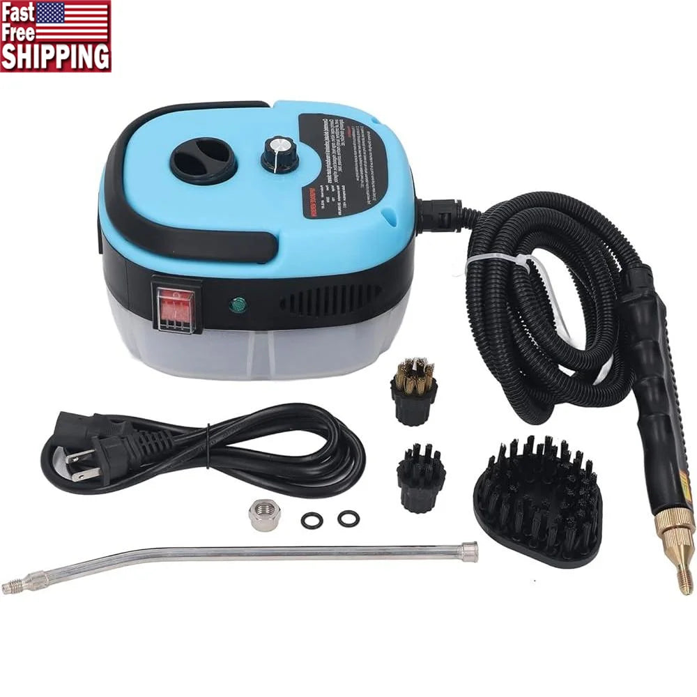 High Pressure Portable Steam Cleaner 2500W 3bar 105 Degrees Multifunctional Cleaning Machine for Car Home Kitchen with Safety Features