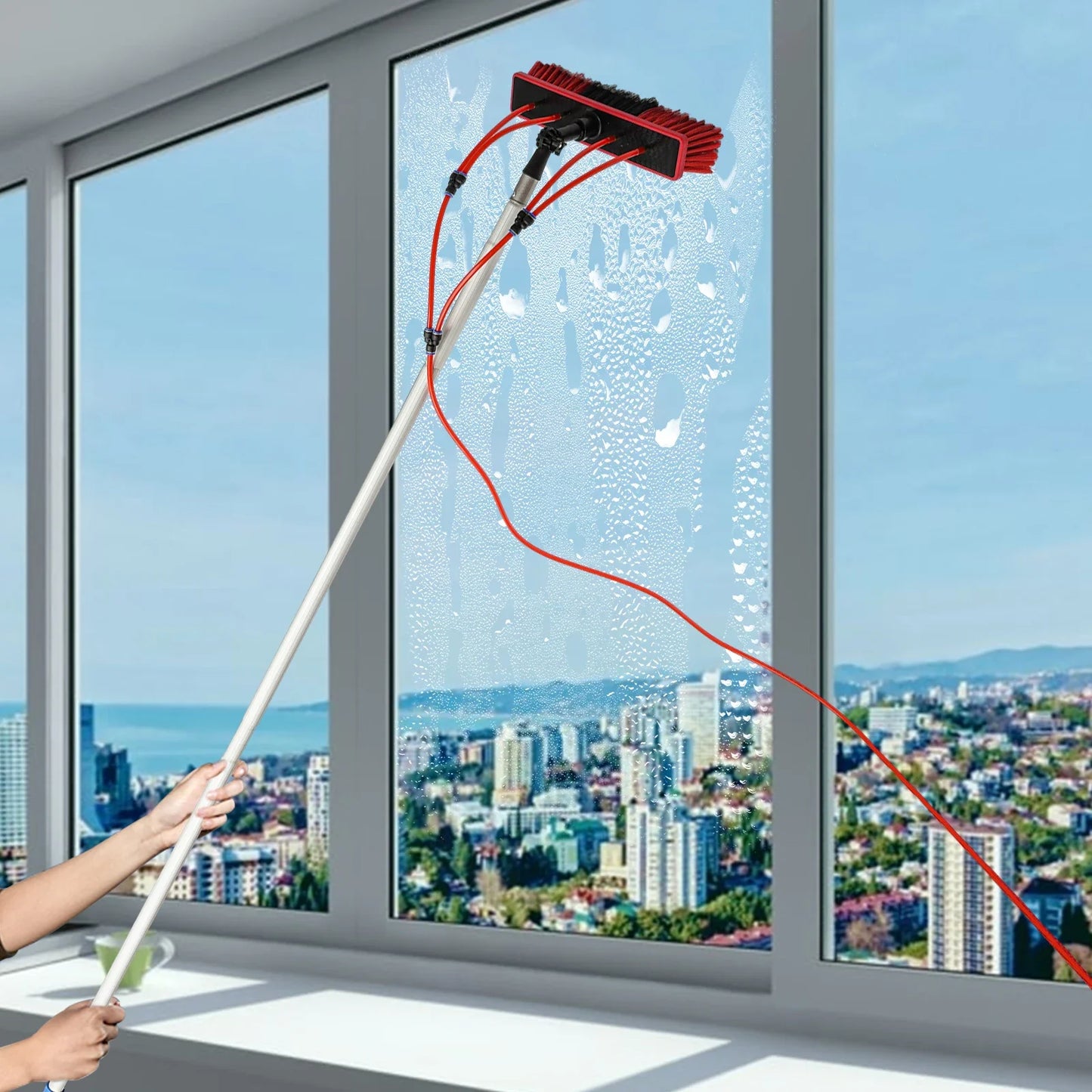 Water Fed Pole Cleaning Kit for High-Rise Windows