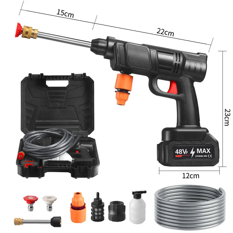 Portable Cordless Electric High Pressure Washer For Car Cleaning
