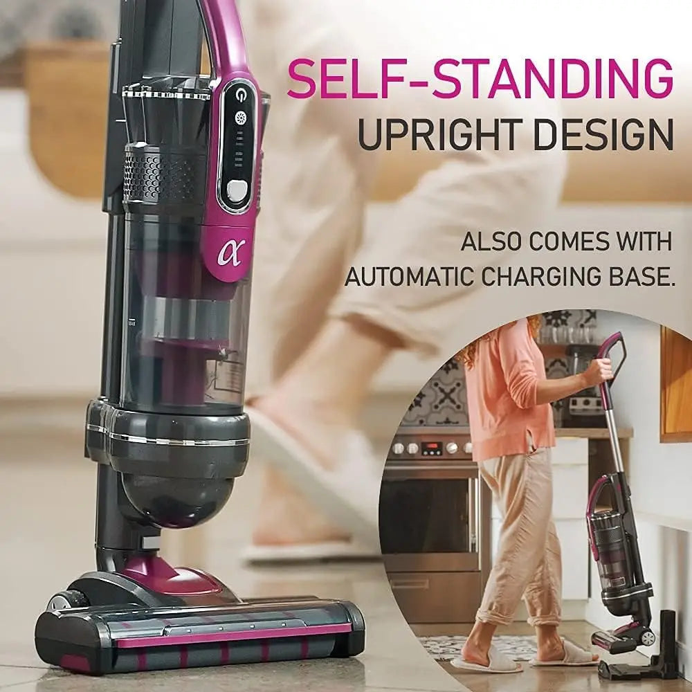 Alpha Upright Cordless Vacuum Cleaner with Pet Brush and Dock